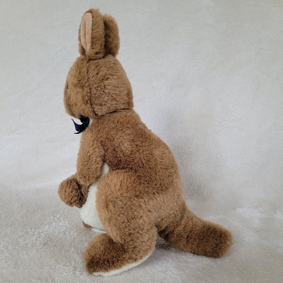 Vintage Kangaroo and baby with bowtie Toy Hut Australian plush - Picture 7 of 10